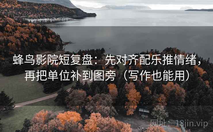 蜂鸟影院短复盘：先对齐配乐推情绪，再把单位补到图旁（写作也能用）